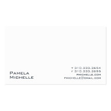 White XXIII Business Card Template