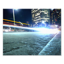 White Yellow and Red Lights Photo Art