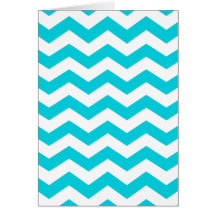 White Zig Zag Card