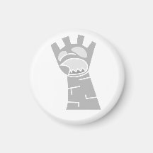White Zombie Rook Magnet