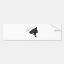 WhiteCowboyHatSaddle080509 Bumper Stickers