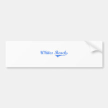 Whites Beach Michigan Classic Design Bumper Sticker