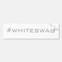 WHITESWAG BUMPER STICKERS