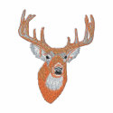 Whitetail Deer Head embroidered shirts