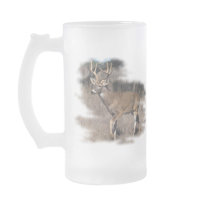 Whitetail deer in the field mugs