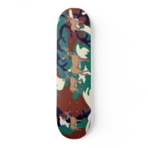 Whitetail deer skate decks