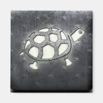 Whitewashed Turtle magnets