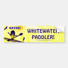 Whitewater Kayak! Clothing & Such Bumper Stickers