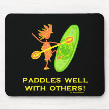 Whitewater Kayak - Paddles Well With Others 2 Mousepads