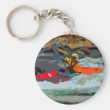 Whitewater Kayaking Keychains