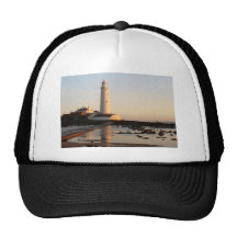 WHITLEY BAY LIGHTHOUSE TRUCKER HATS