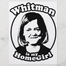 Whitman est mon homegirl tract customisé