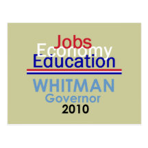 WHITMAN Governor Postcard