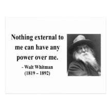 Whitman Quote 10b Post Card