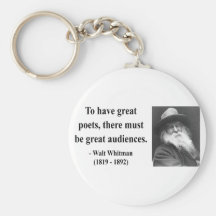 Whitman Quote 12b Key Chains