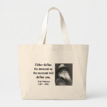 Whitman Quote 2b Tote Bags