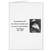 Whitman Quote 6b Greeting Card