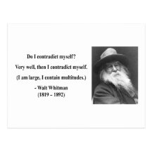 Whitman Quote 6b Postcards