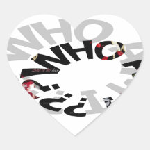 who am i ? sticker