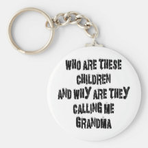 Who Are These Children Grandma Keychain
