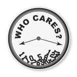 Who Cares Clock - Magnet
