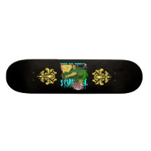 Who Da King? Louisiana Skate Deck