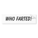 Who farted?