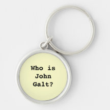 Who is John Galt? Keychain
