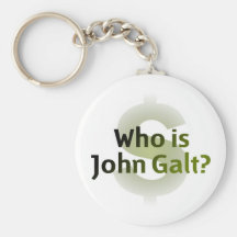 Who Is John Galt? Money Symbol Key Chains