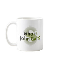 Who Is John Galt? Money Symbol Mug