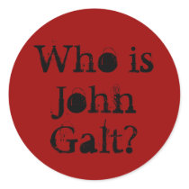 Who is John Galt? Sticker