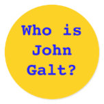 Who is John Galt? stickers