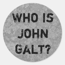 Who Is John Galt? Stickers