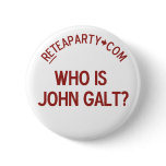 Who is John Galt Tea Party Button