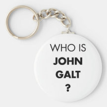 Who Is John Galt? The Question Key Chain