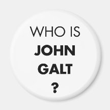 Who Is John Galt? The Question Refrigerator Magnets
