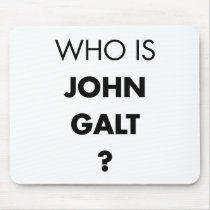 Who Is John Galt? The Question Mouse Mat