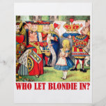 WHO LET BLONDIE IN? FULL COLOUR FLYER