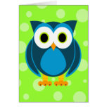 Who? Mr. Owl Cartoon Greeting Cards