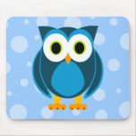 Who? Mr. Owl Cartoon Mouse Pads