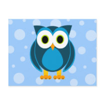 Who? Mr. Owl Cartoon Post Cards