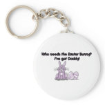 Who Needs the Easter Bunny? I've got Daddy! Key Chain