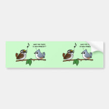Who the Tweet? Bumper Sticker