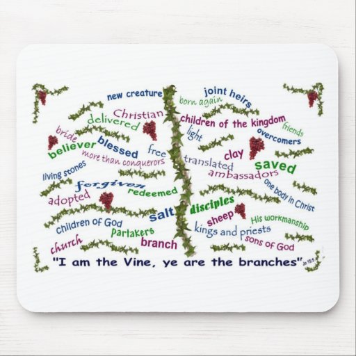 Who We Are in Christ Mouse Mats
