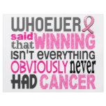 Whoever Said Breast Cancer flyers