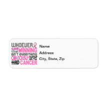 Whoever Said Breast Cancer Labels