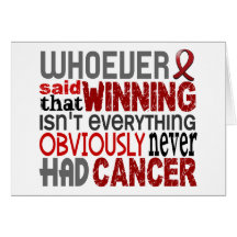 Whoever Said Multiple Myeloma Greeting Cards