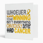Whoever Said Neuroblastoma 3 Ring Binders