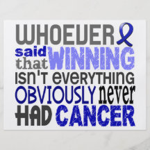 Whoever Said Rectal Cancer Flyer
