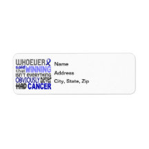Whoever Said Rectal Cancer Return Address Labels